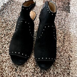 Black Coach peep toe 6.5